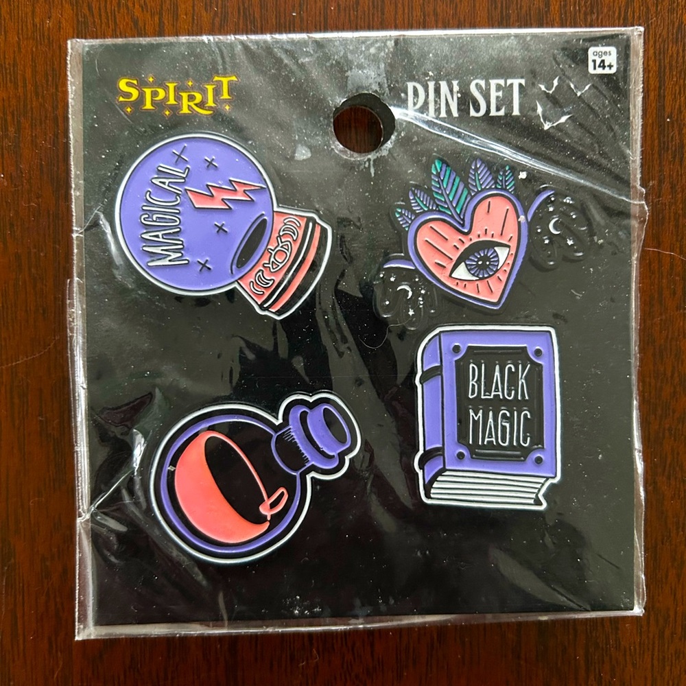 Pastel Goth Enamel Pin Set